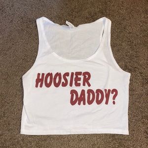 IU Cropped Hoosier Daddy Tank